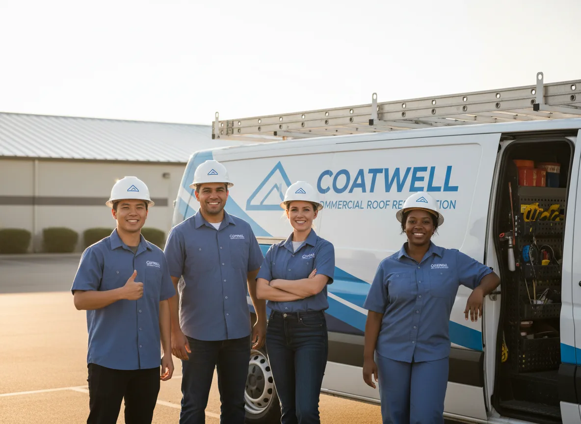 Commercial roof coating company in Crumpton, MD